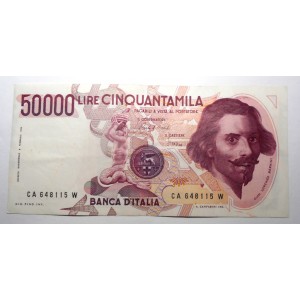 50.000 Lire Bernini 1° Tipo...