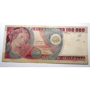 100.000 Lire Botticelli 1978