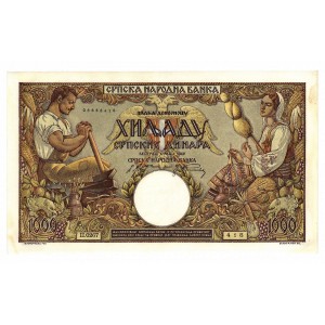 SERBIA 1000 Dinara 1942...
