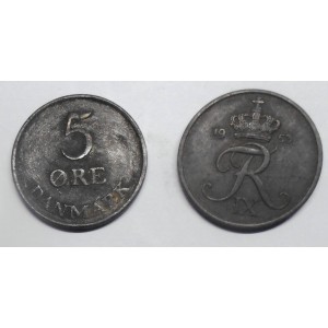 DENMARK 5 Ore 1953