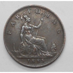 GREAT BRITAIN 1 Farthing 1885