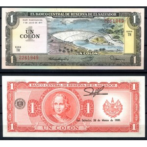 EL SALVADOR 1 Colon 1977...