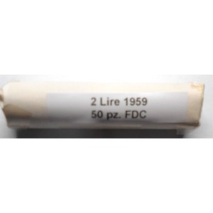Rotolino 2 Lire 1959 FDC