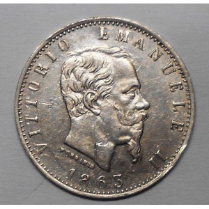 20 Centesimi 1863 M Valore AG