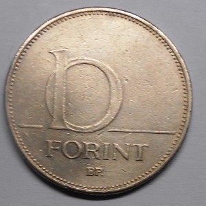 HUNGARY 10 Forint 2004