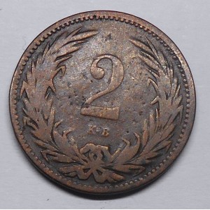 HUNGARY 2 Filler 1902