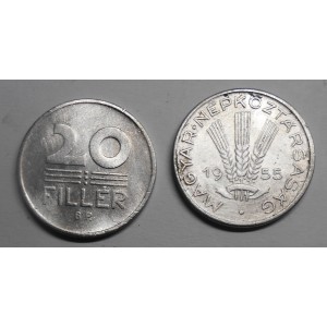 HUNGARY 20 Filler 1955