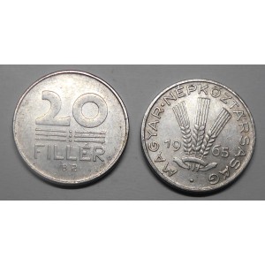 HUNGARY 20 Filler 1965