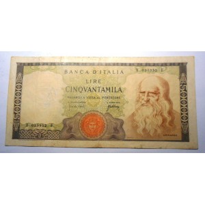 50.000 Lire LEONARDO 1967