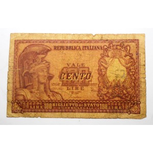 100 Lire 31.12.1951 Di...