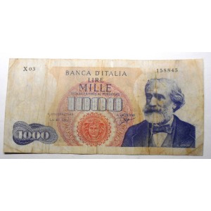 1000 Lire VERDI 1963 serie...