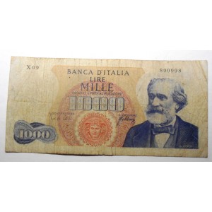 1000 Lire Verdi 1965 Serie...