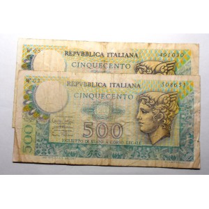 500 Lire Mercurio 1974...