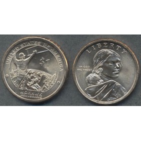 USA 1 Dollar 2015 D Native...