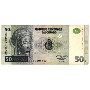 CONGO DEMOCRATIC 50 Francs...