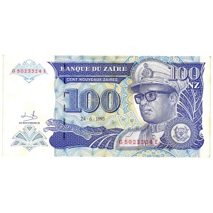 ZAIRE 100 Nouveaux Zaires 1993