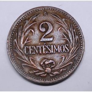 URUGUAY 2 Centesimos 1943
