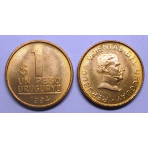 URUGUAY 1 Peso 1994