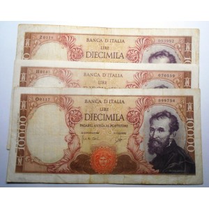 10.000 Lire Michelangelo...