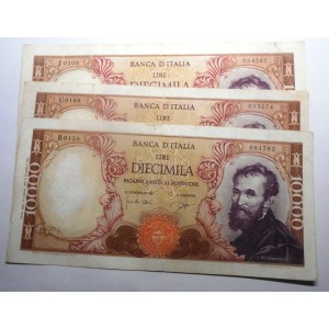 10.000 Lire Michelangelo...