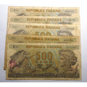 500 Lire ARETUSA 1970 Lotto...