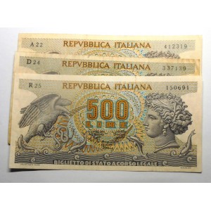 500 Lire ARETUSA 1970 Lotto...