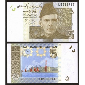 PAKISTAN 5 Rupees 2008