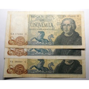 5000 Lire 1971 COLOMBO 3...