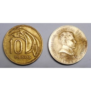 URUGUAY 10 Pesos 1968