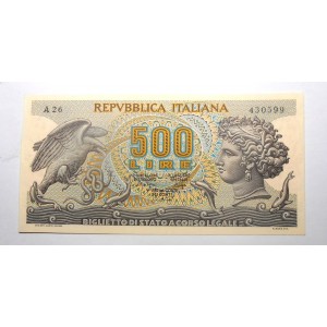 ITALIA 500 Lire ARETUSA 1975