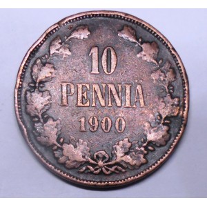 FINLAND 10 Pennia 1900