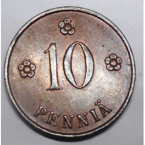 FINLAND 10 Pennia 1930