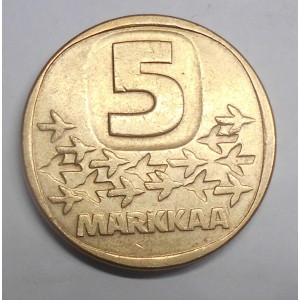 FINLAND 5 Markkaa 1982