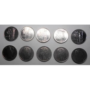 100 Lire 1966 n.5 pz FDC