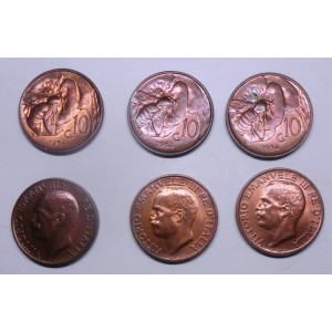 10 Centesimi 1934 rame...