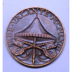 MEDAGLIA SEDE VACANTE 1963...
