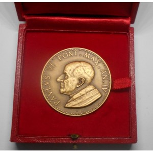 MEDAGLIA PAOLO VI ANNO IV BR