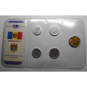 MOLDOVA Set 5 coins 2000/2006