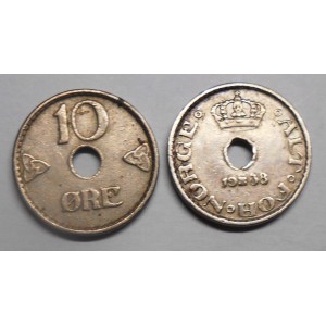 NORWAY 10 Ore 1938