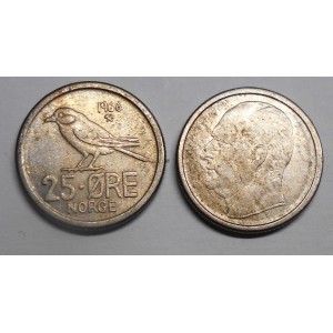 NORWAY 25 Ore 1966