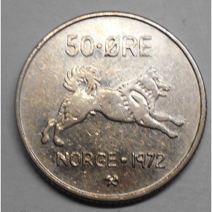 NORWAY 50 Ore 1972