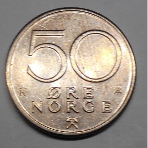 NORWAY 50 Ore 1989