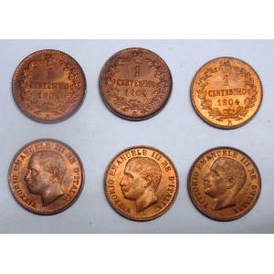 1 Centesimo 1904 n.3 pz....
