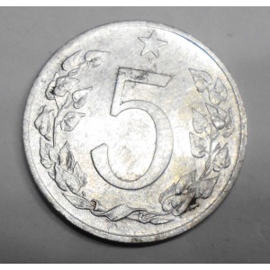 CZECHOSLOVAKIA 5 Haleru 1953