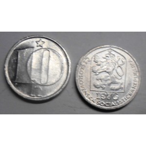 CZECHOSLOVAKIA 10 Haleru 1976