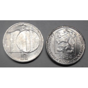 CZECHOSLOVAKIA 10 Haleru 1984