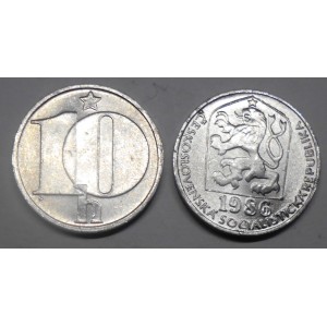 CZECHOSLOVAKIA 10 Haleru 1986