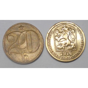 CZECHOSLOVAKIA 20 Haleru 1976