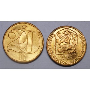 CZECHOSLOVAKIA 20 Haleru 1982