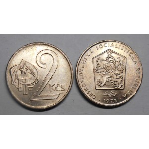 CZECHOSLOVAKIA 2 Koruny 1973